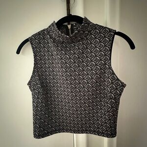 Zip Up Crop Top